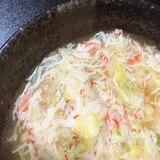 簡単おかず 白菜とカニカマの中華煮